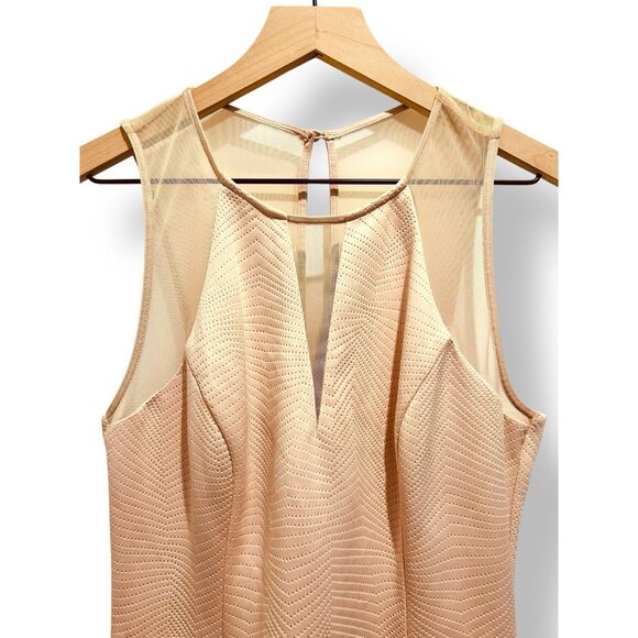 Guess Womens Mini Dress Size 8 Illusion Mesh Y2K Party Cocktail Fit & Flare - Picture 3 of 15